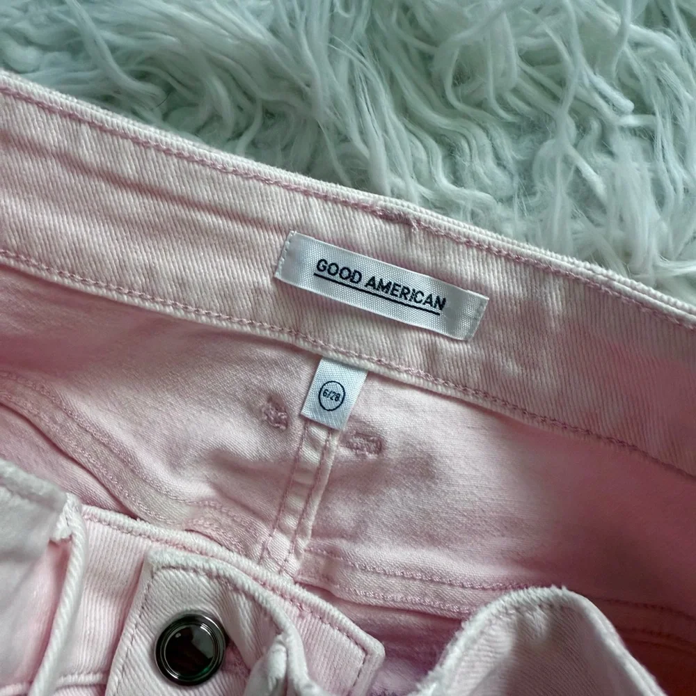 NWT Good American Twisted Seam Bombshell Denim Skirt